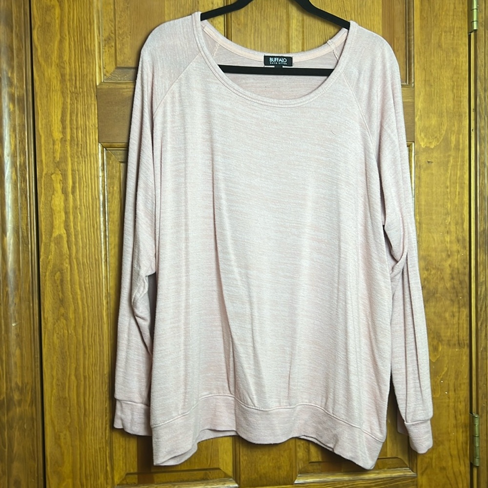 Women's Buffalo David Britton Sweatshirt Soft Pink Size XXL